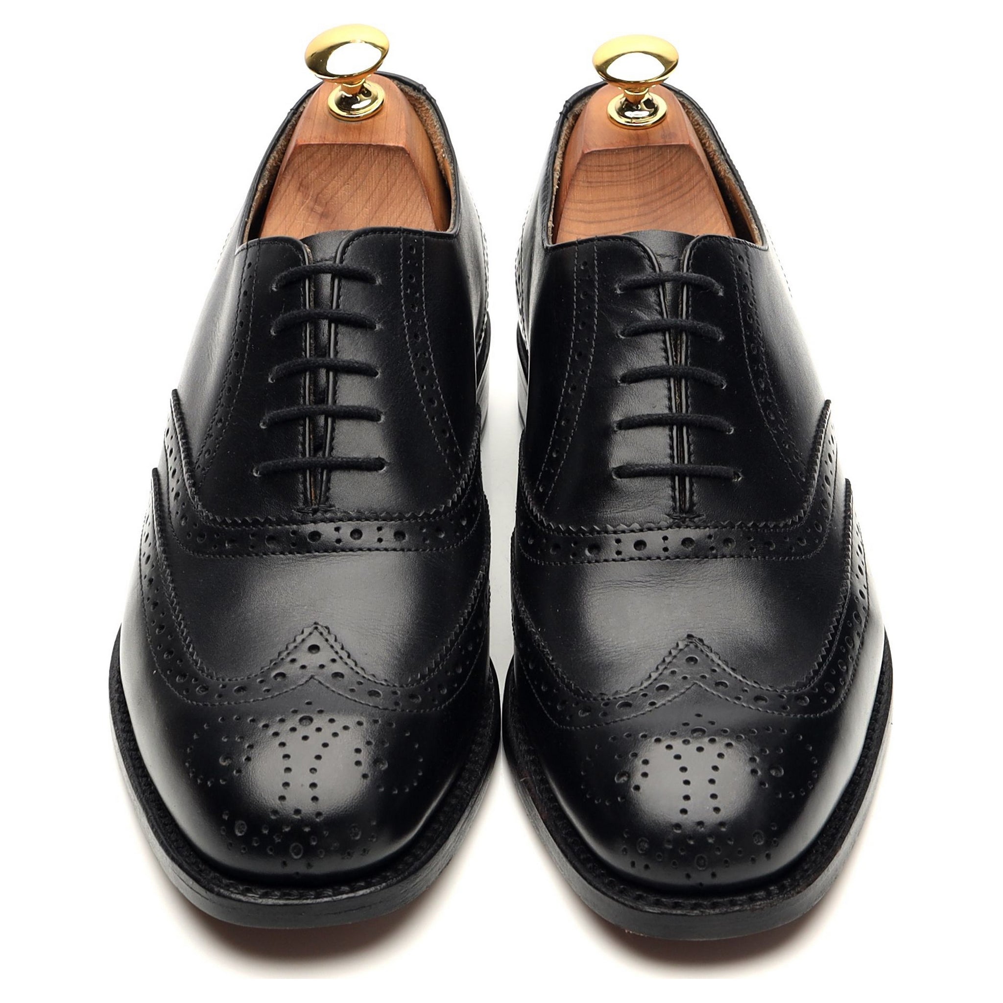 Barker Glasgow richelieu brogue cuir noir UK 6