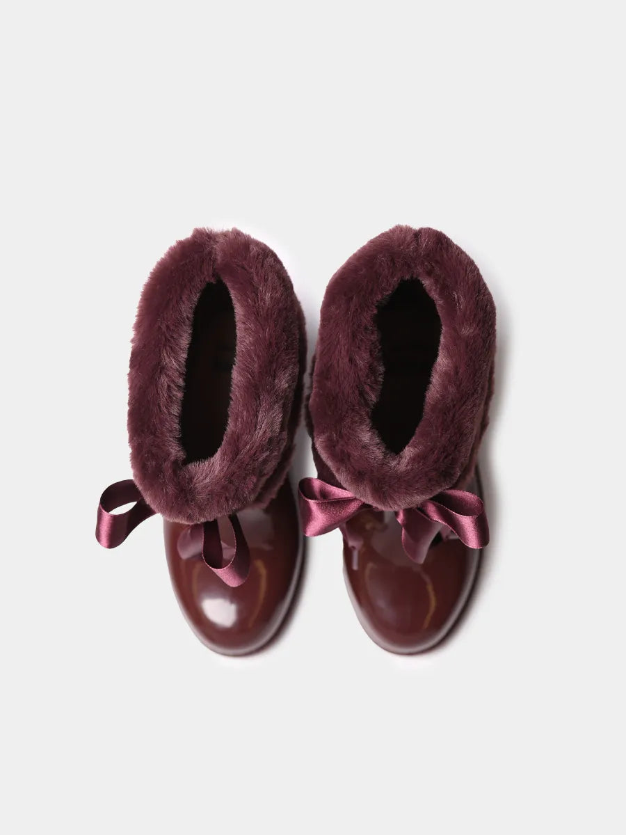 Toni Pons Lorca bottes pluie enfant fourrure