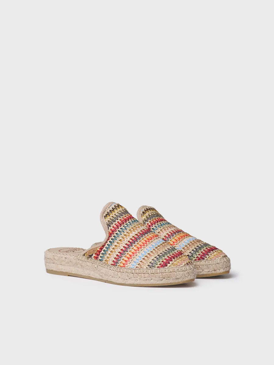 Toni Pons June-MA mules espadrilles raphia multicolore