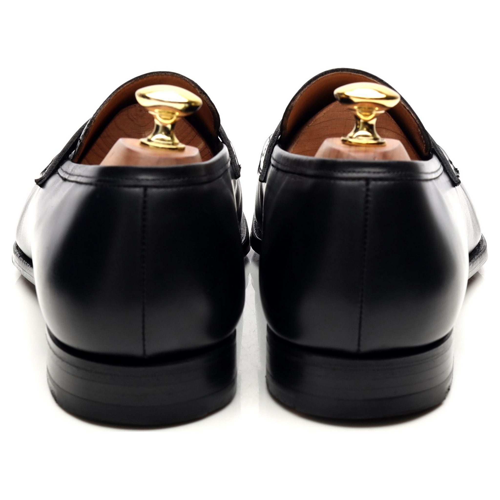 Crockett & Jones Crawford mocassins cuir noir UK 8,5