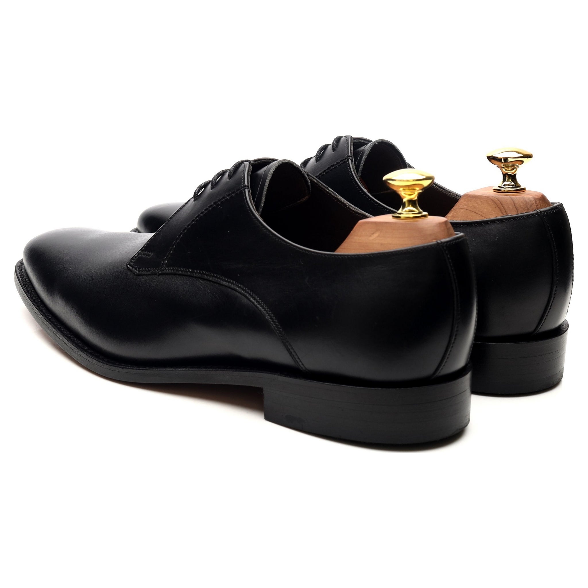 Barker Eton derby cuir noir pointure UK 8