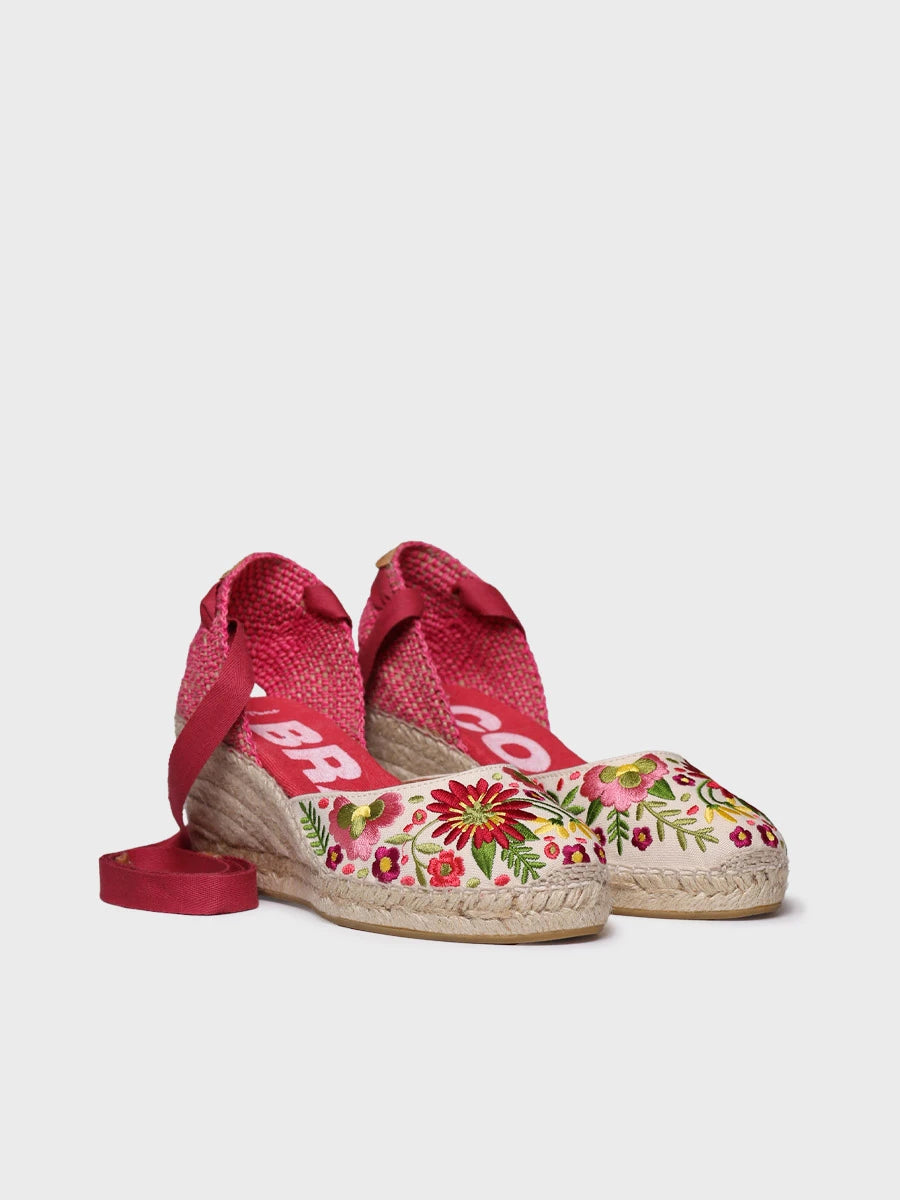 Toni Pons Castell espadrilles compensées brodées