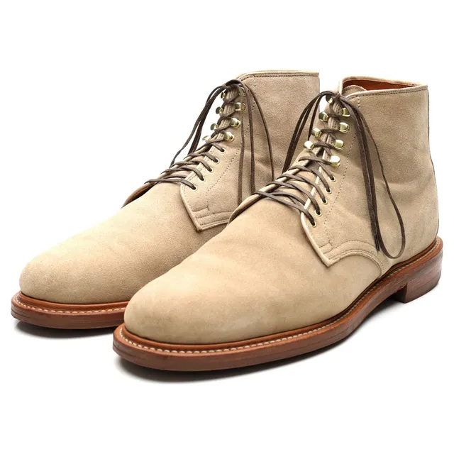 Viberg Service Boots bottines daim beige UK 11
