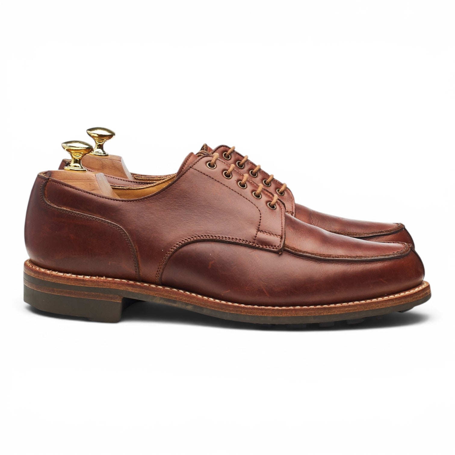 Crockett & Jones Wexford derbies cuir marron UK 7.5