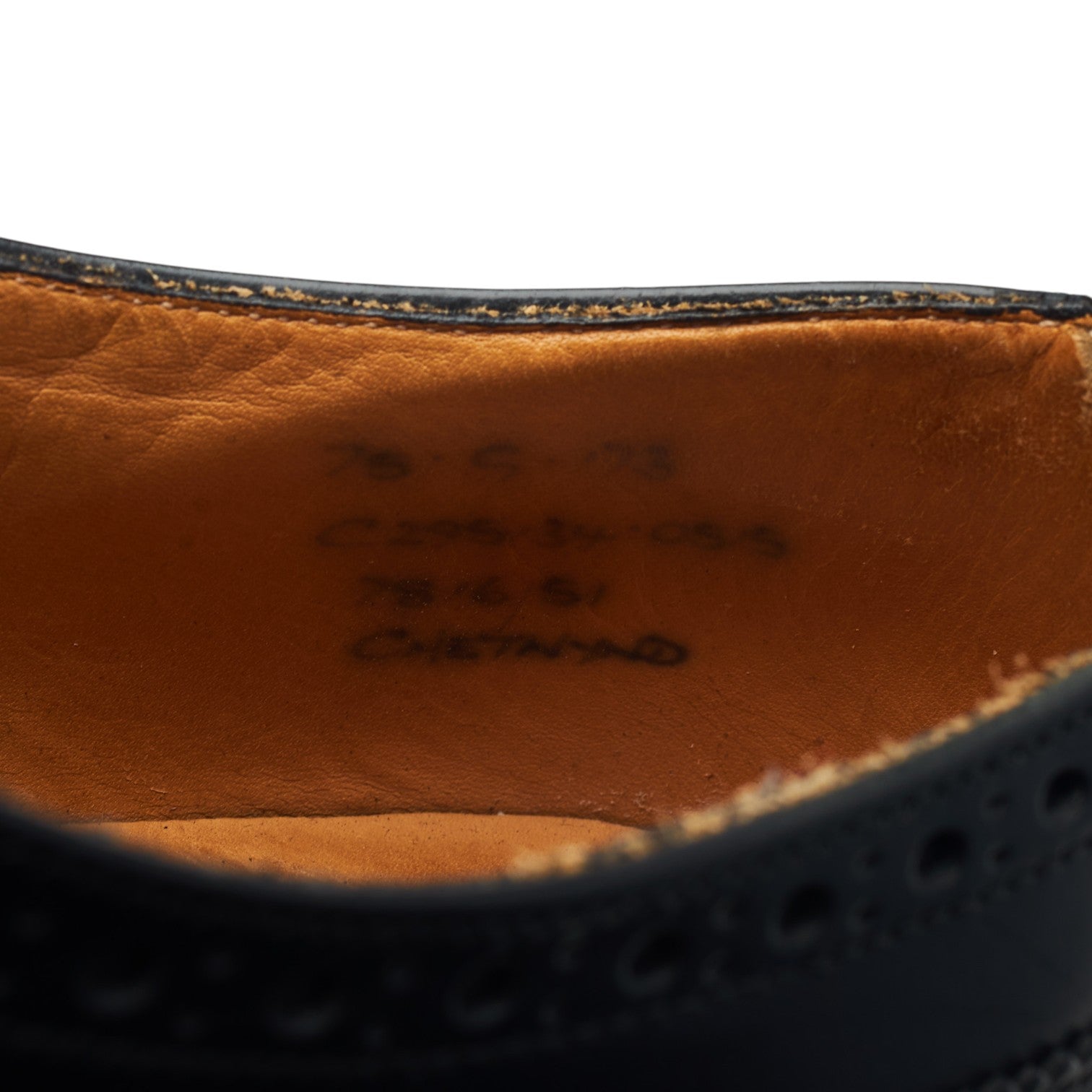 Church’s Chetwynd richelieu cuir noir UK 7.5 G
