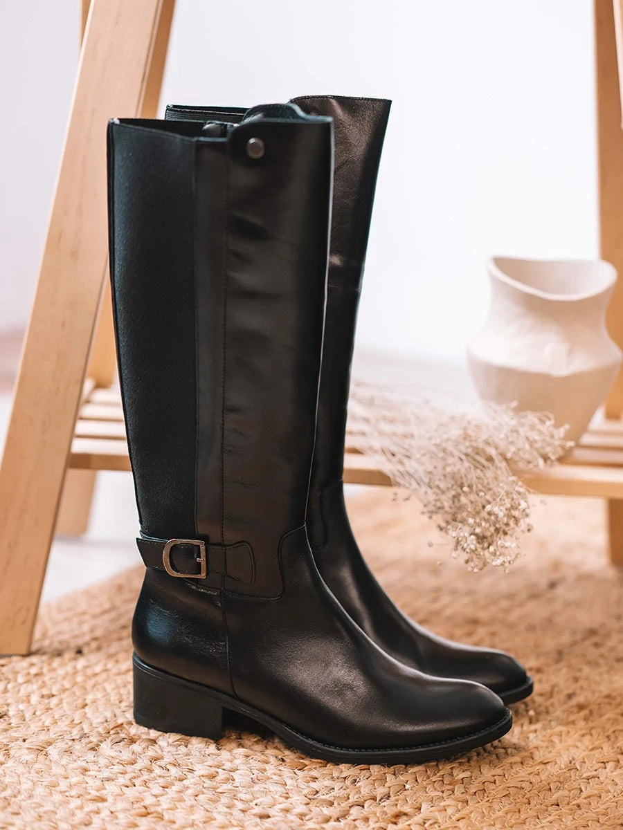 Toni Pons Tacoma-P botte haute cuir noir