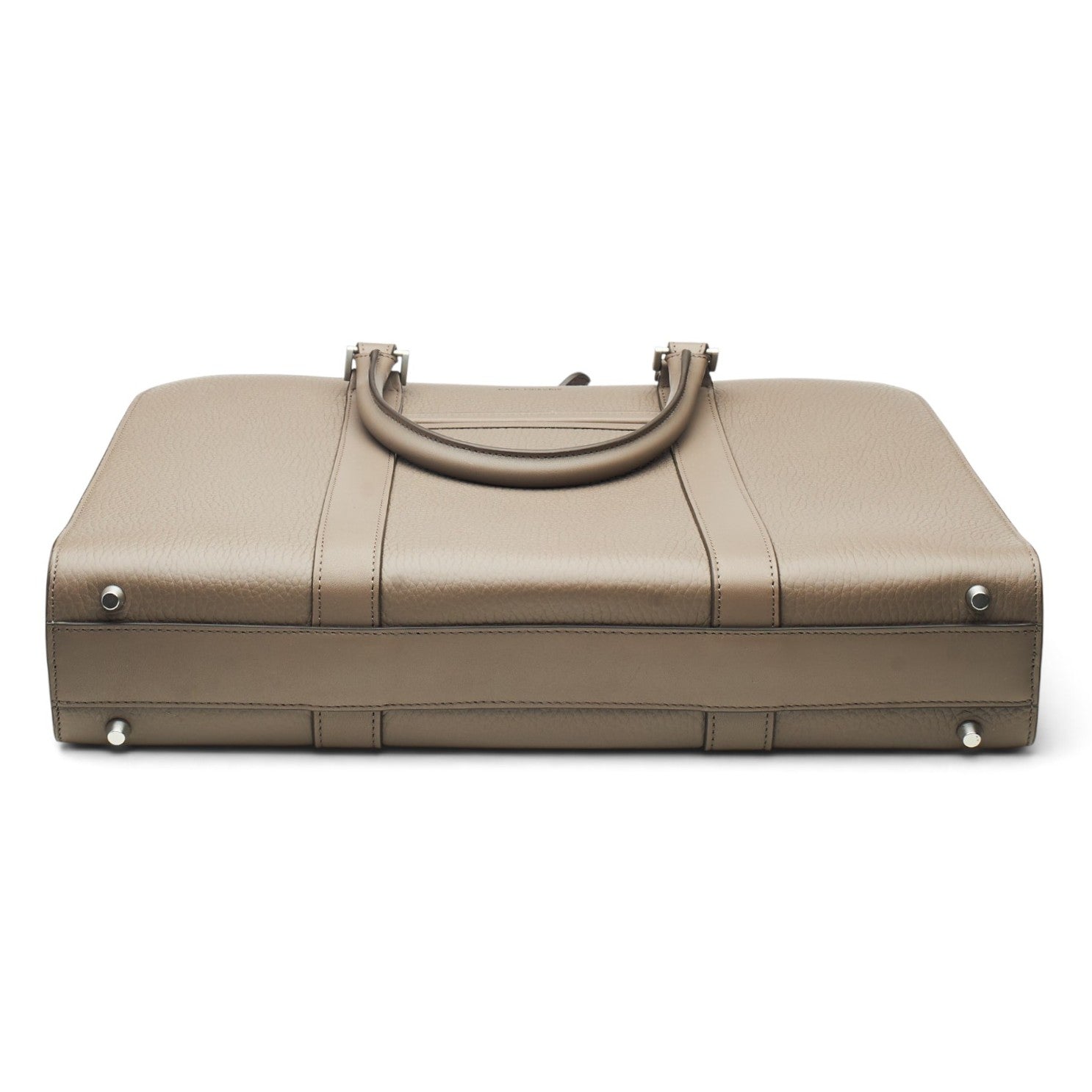 Carl Friedrik Palissy serviette cuir taupe 40,5 cm