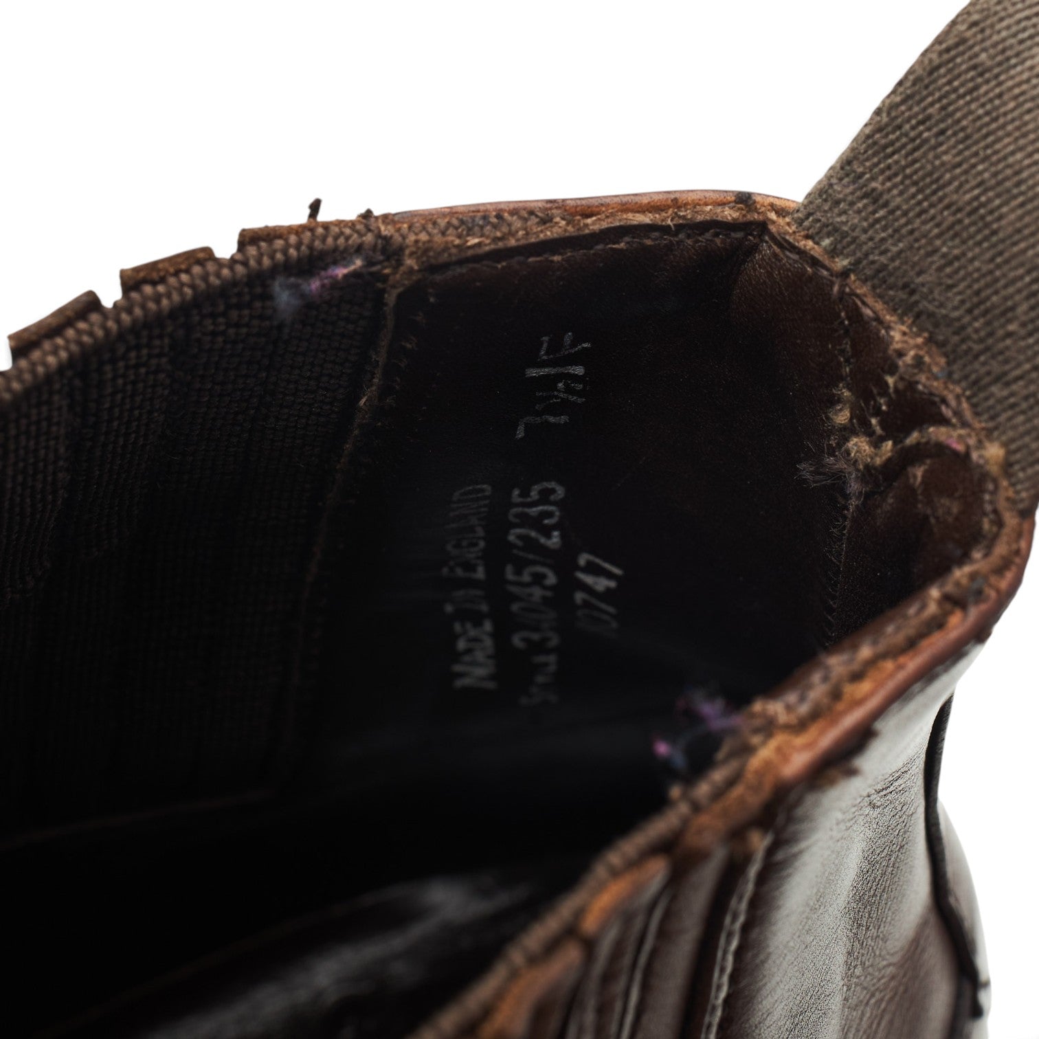 Grenson Chelsea boots cuir marron foncé UK 7,5