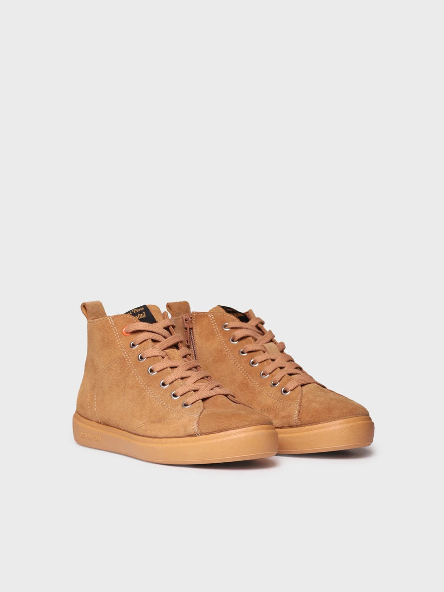 Toni Pons Gualba bottine femme daim lacets à zip