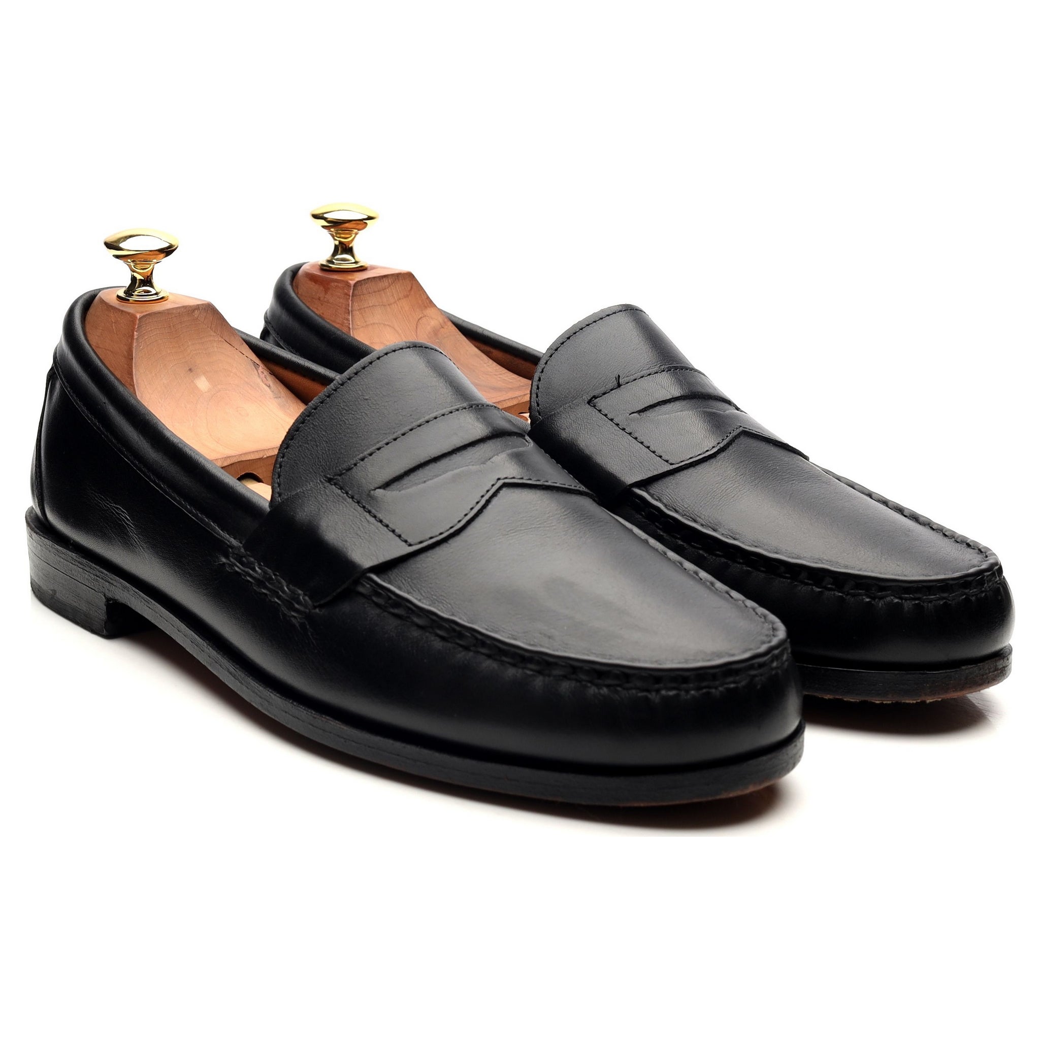 Allen Edmonds mocassins cuir noir UK 10