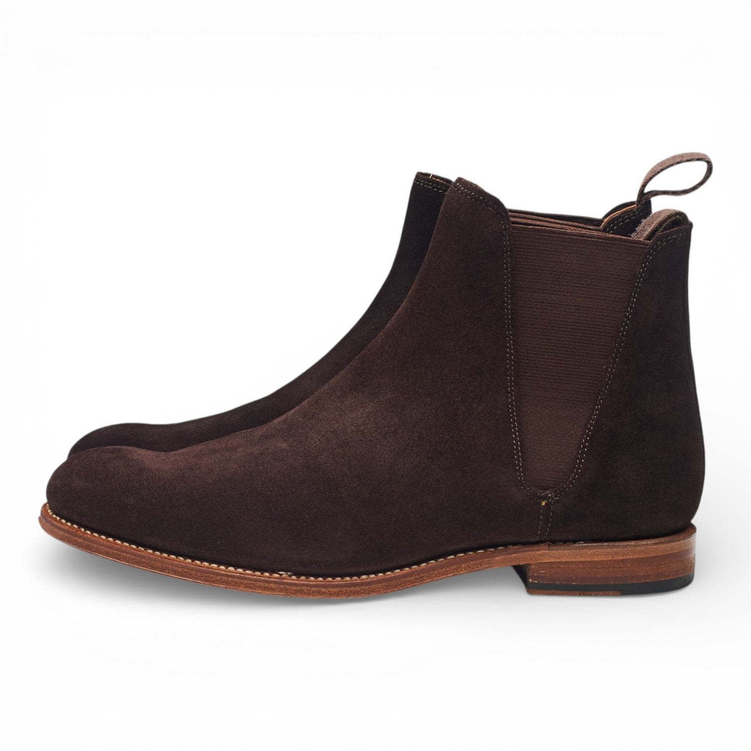 Grenson Nolan bottines chelsea daim marron pointure UK 7