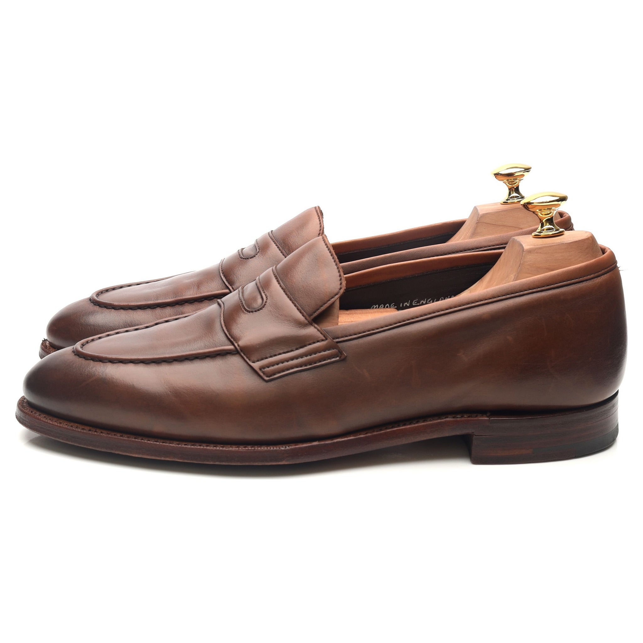 Grenson Aldgate mocassin cuir marron pointure UK 10