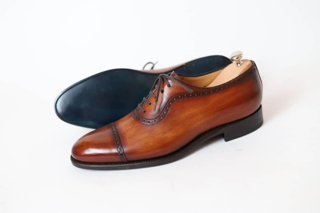 Malfroid Bristol oxford cuir pour patine
