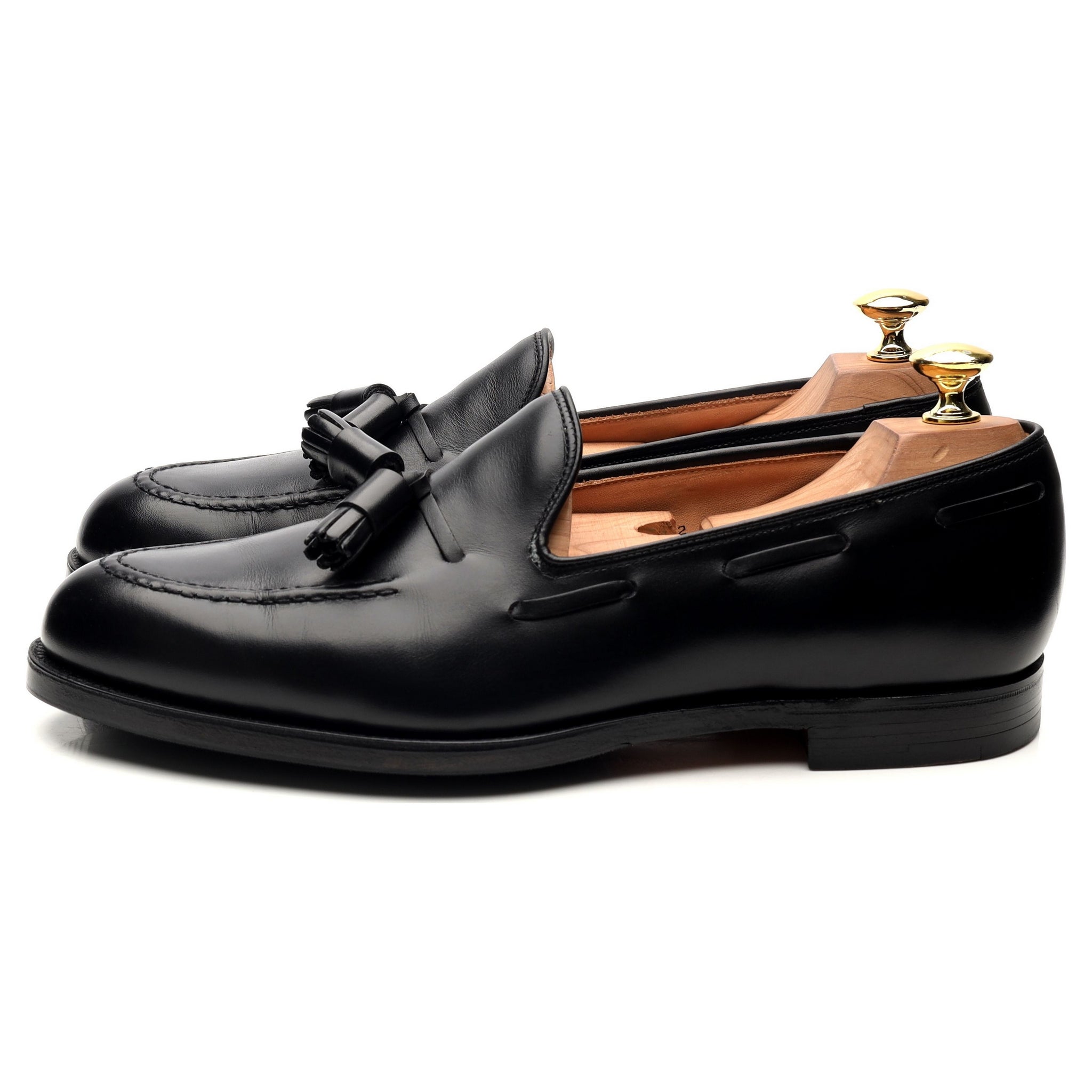 Crockett & Jones Cavendish 2 mocassins cuir noir UK 8