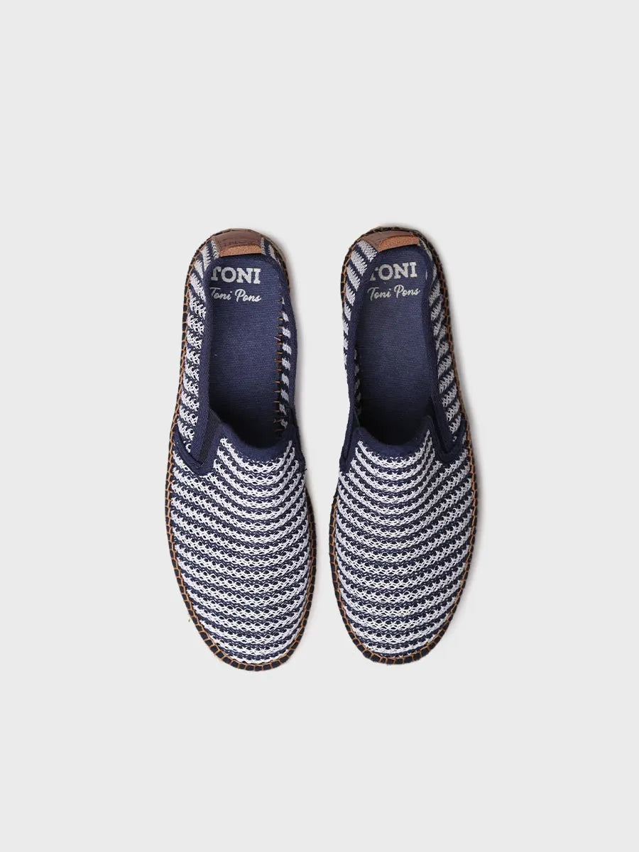Toni Pons Delvin espadrilles homme mesh marine