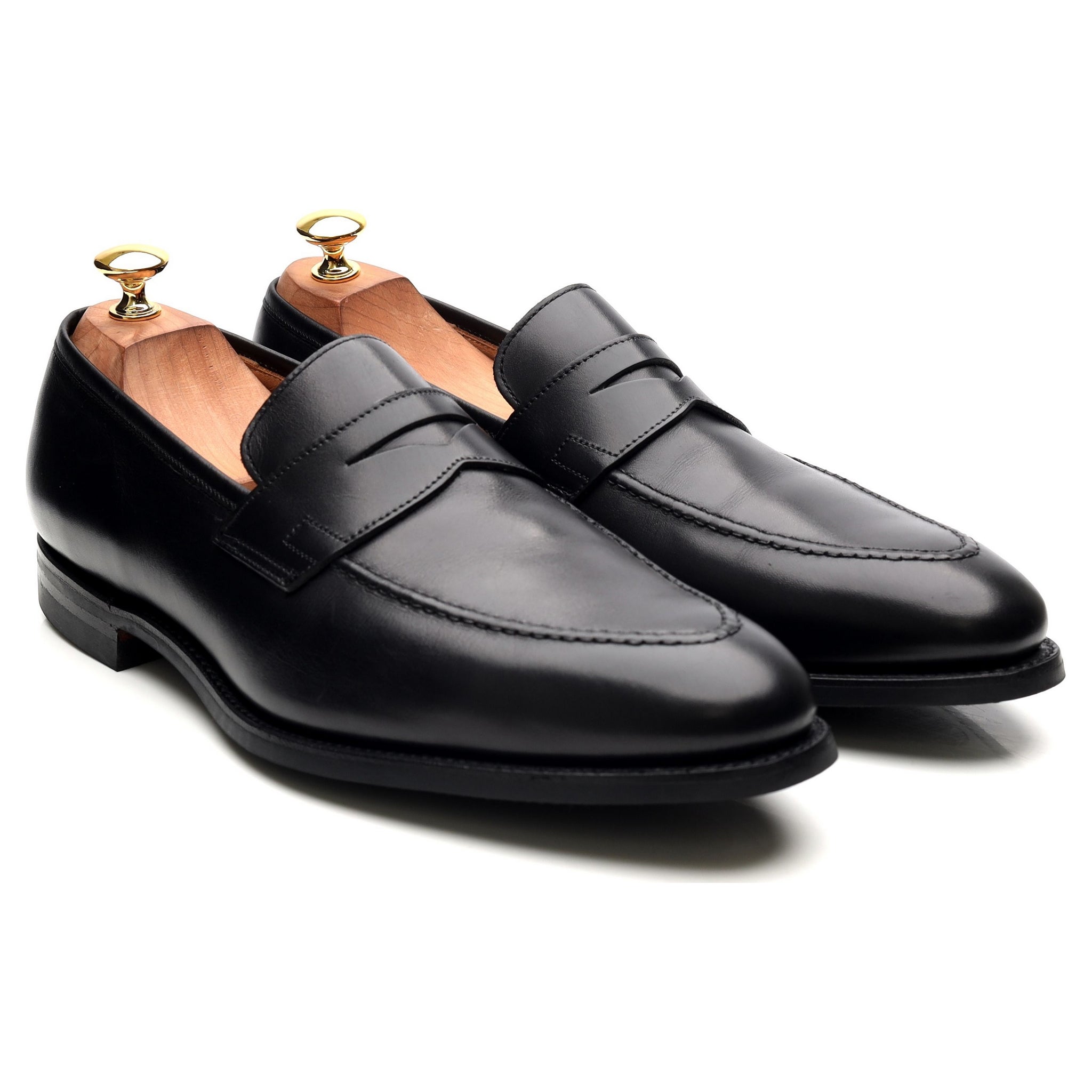 Crockett & Jones Sydney mocassins cuir noir UK 10