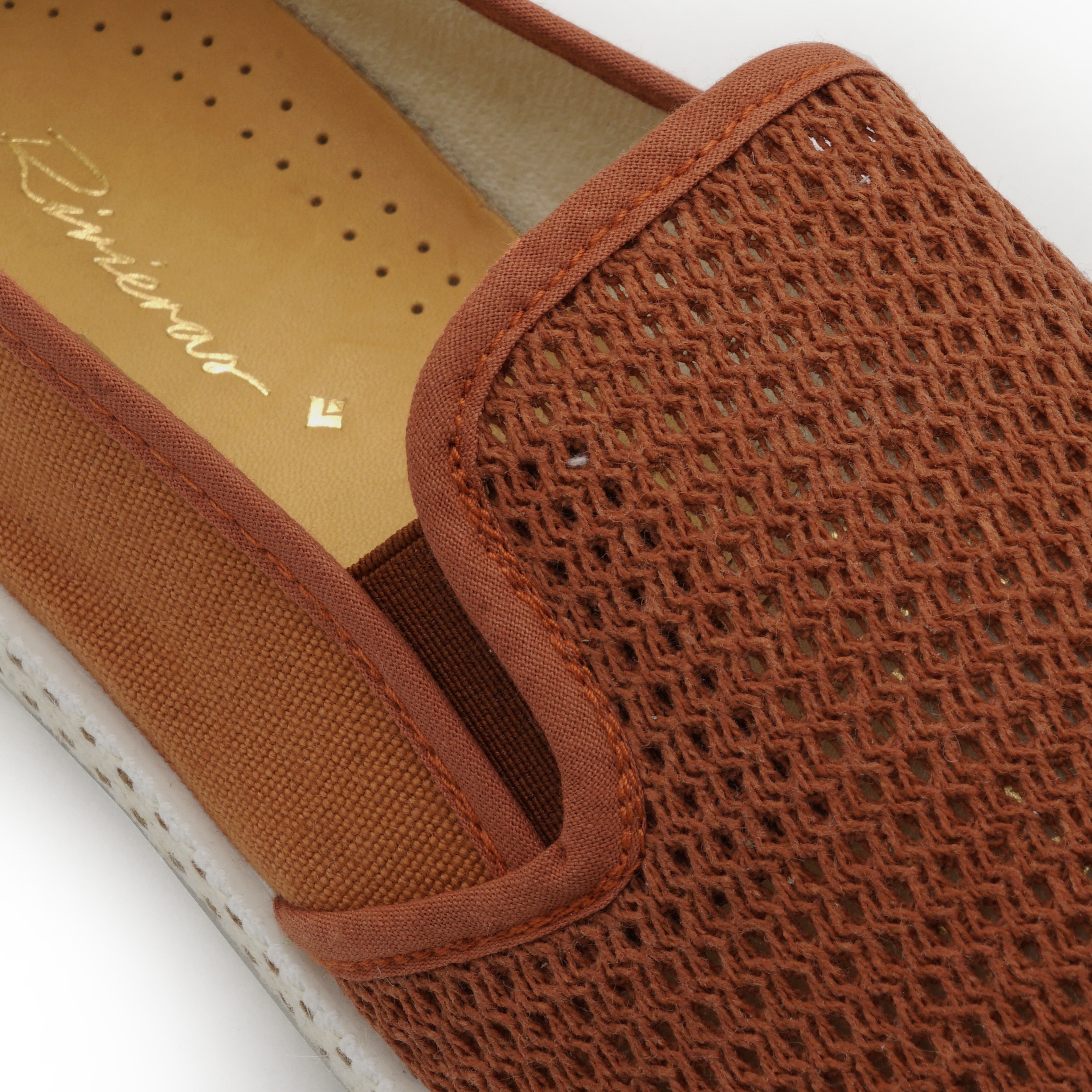 Rivieras Classic Terracotta espadrilles marron coton