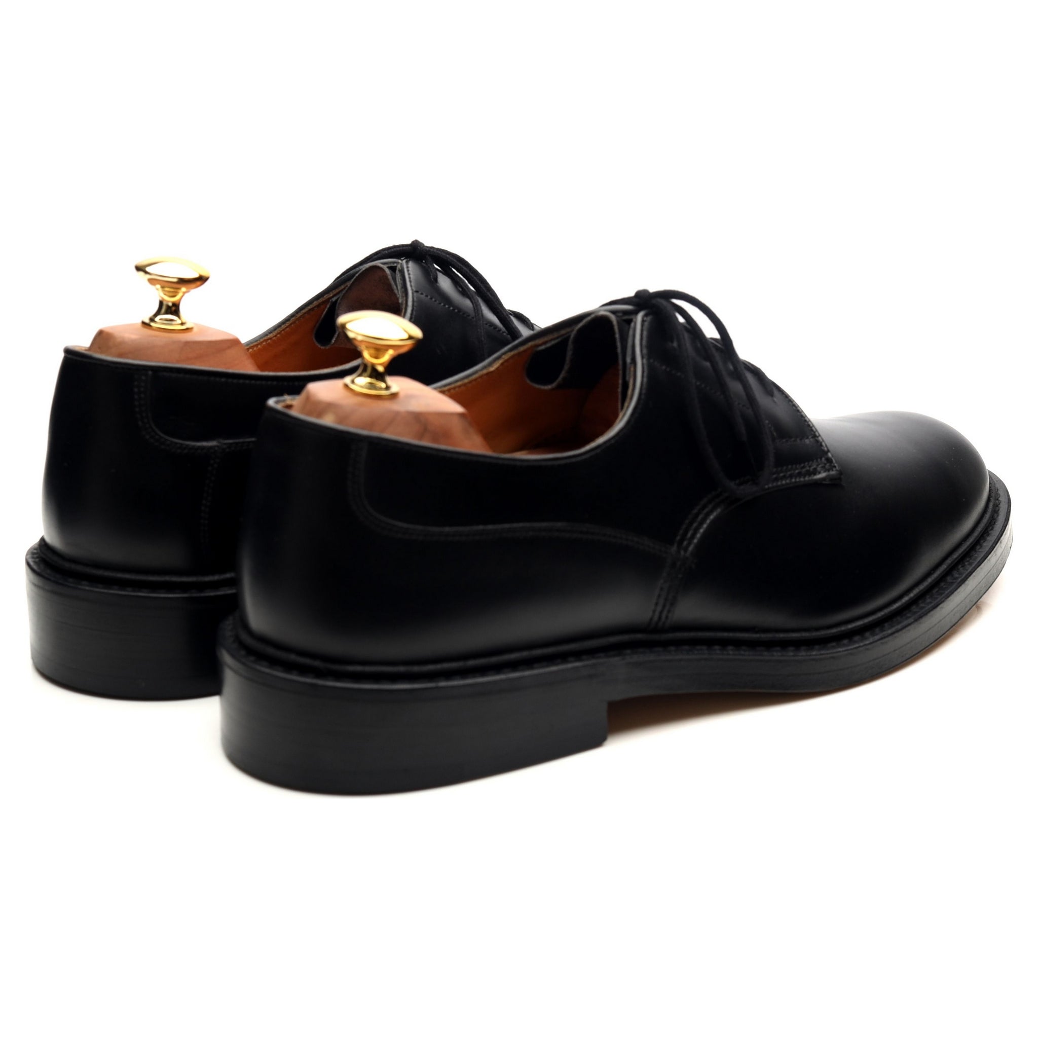 Tricker's Woodstock derby noir 10 UK cuir