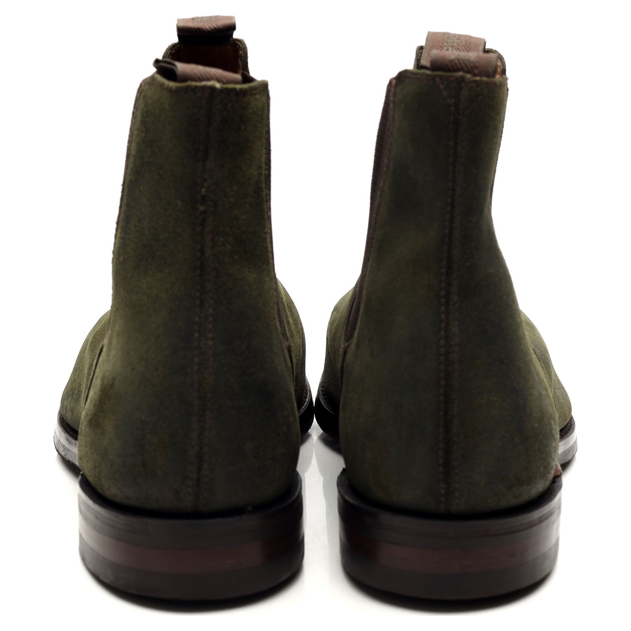Loake Chatsworth bottine chelsea daim vert 12 large
