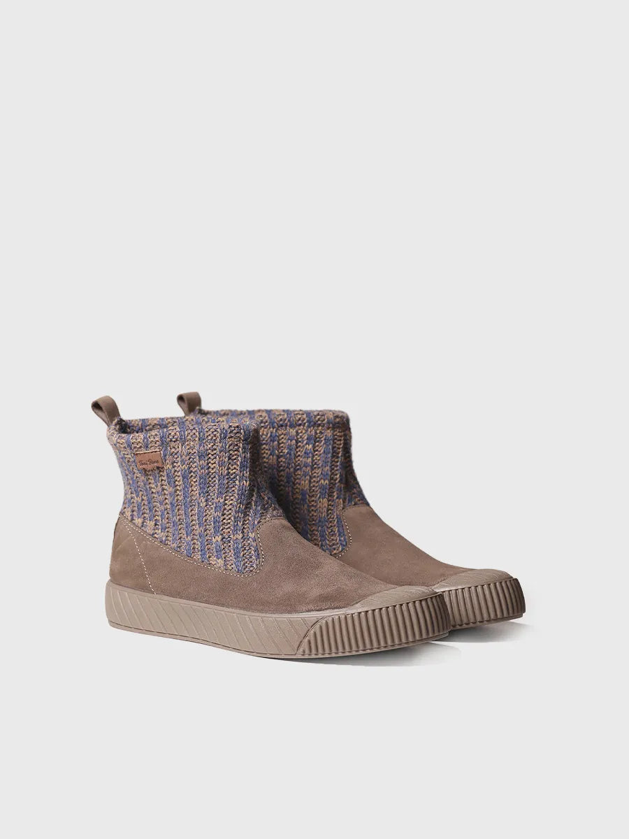Toni Pons GODA-AB bottines cuir tissu plates