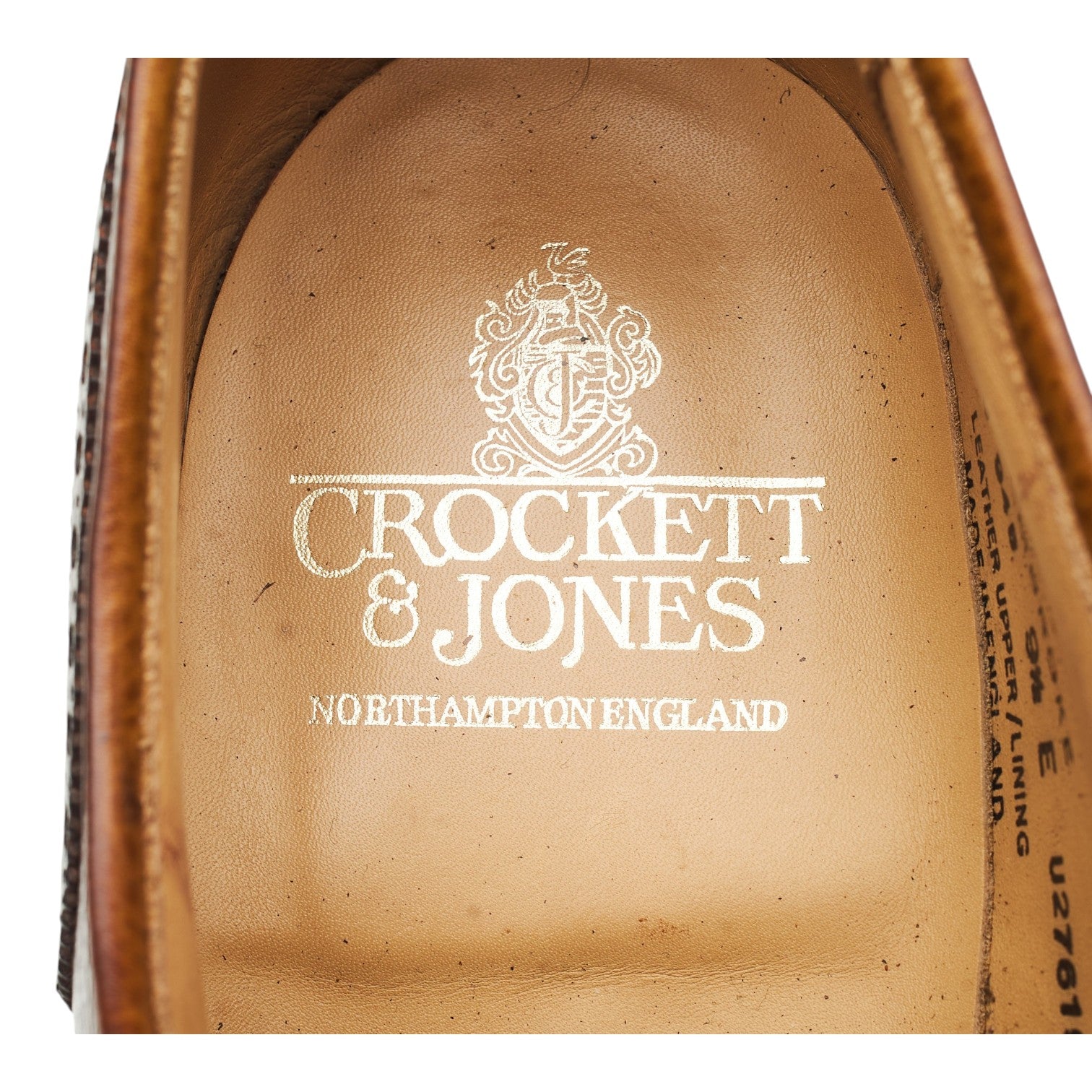 Crockett & Jones Pembroke derby grain marron UK 9.5
