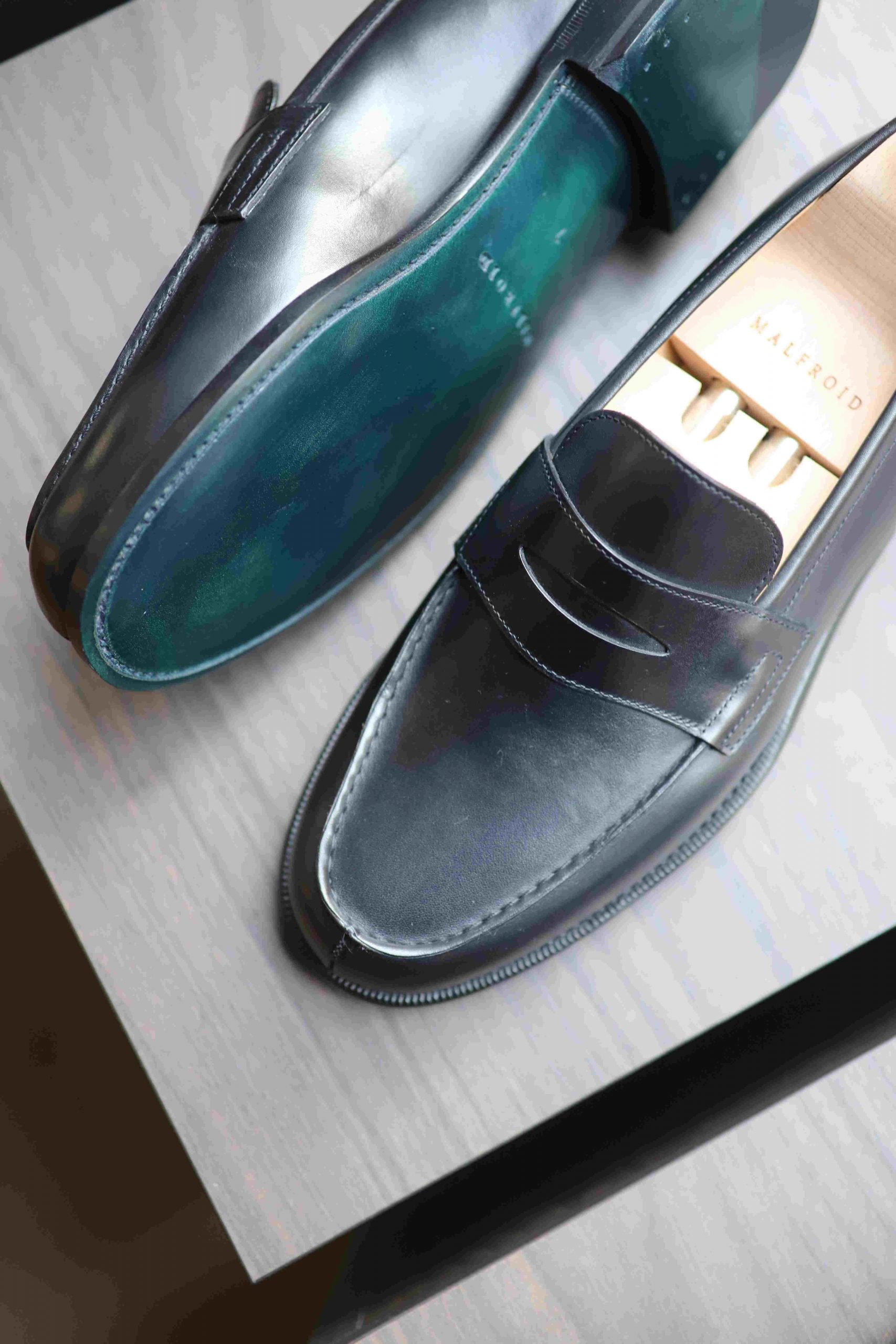 Malfroid Tilsitt mocassin cuir noir