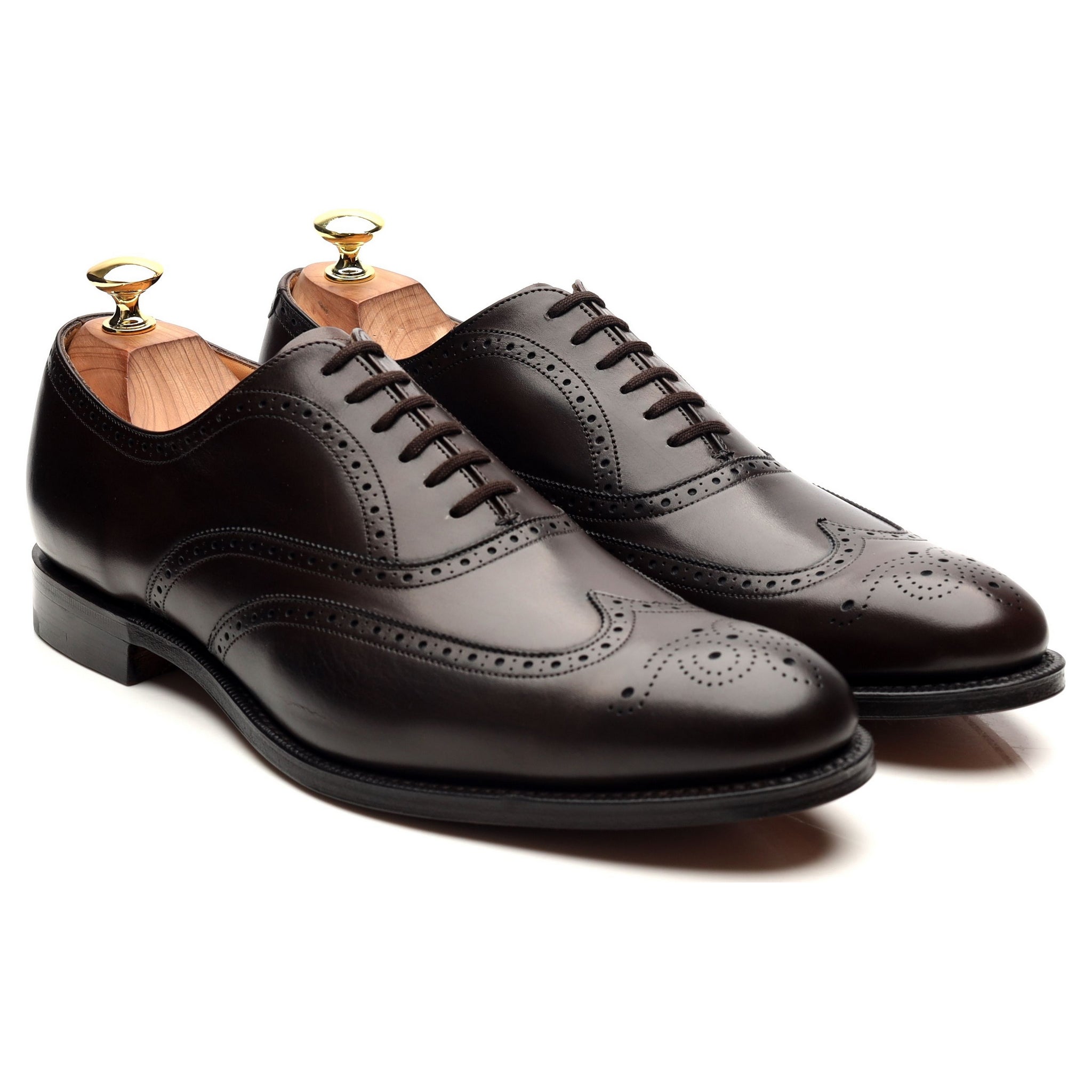 Church's Berlin derbies cuir marron foncé UK 8