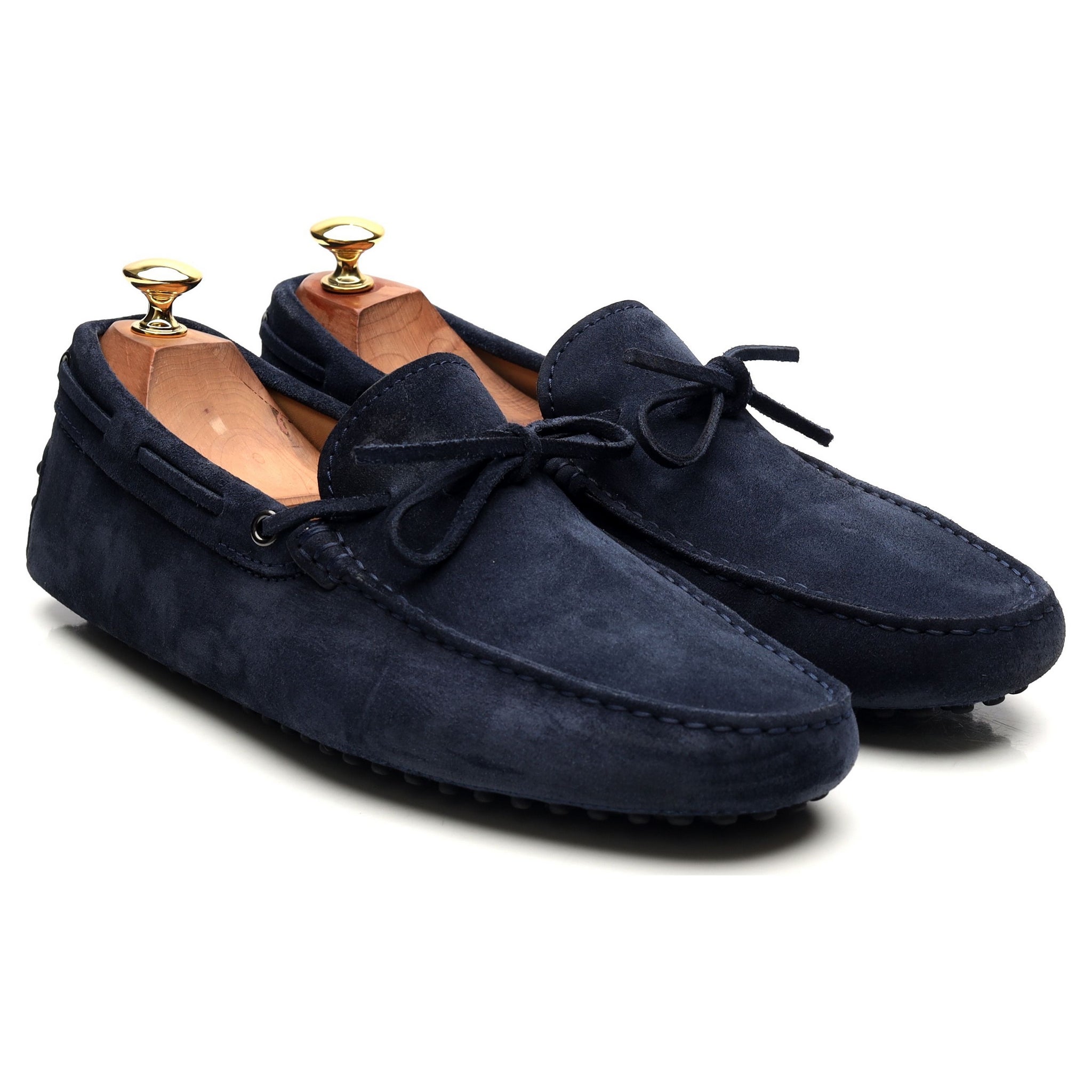 Tod's Gommino mocassins daim bleu UK 9