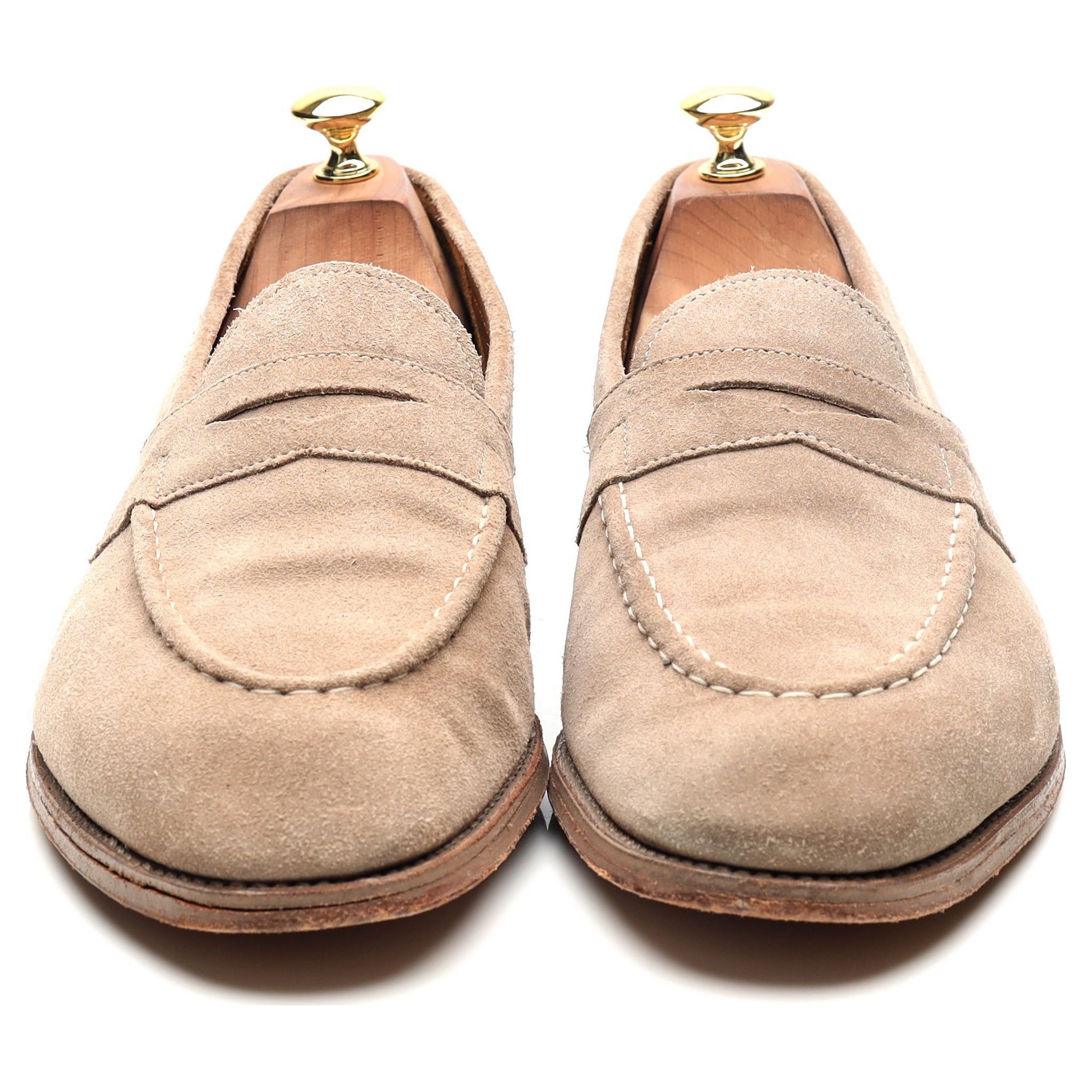 Grenson Lloyd mocassin suède beige UK 10