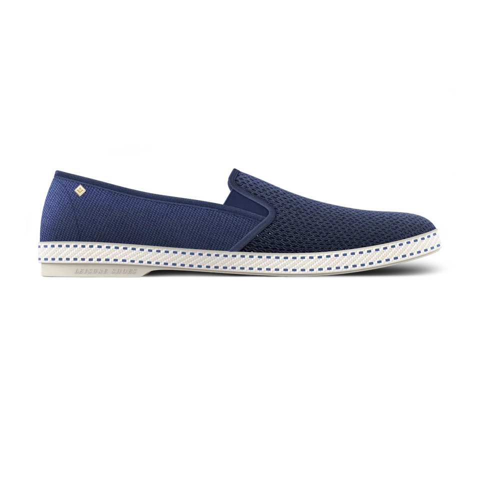 Rivieras Classic Toile Filet 2014 espadrilles bleu
