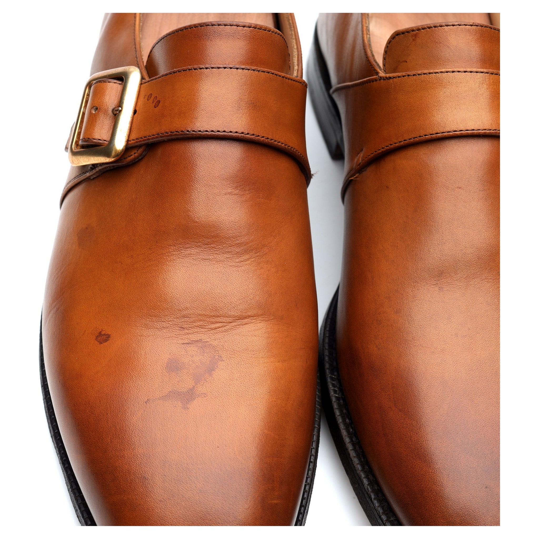 Church’s Sydney chaussures monk UK 10.5 G cuir marron