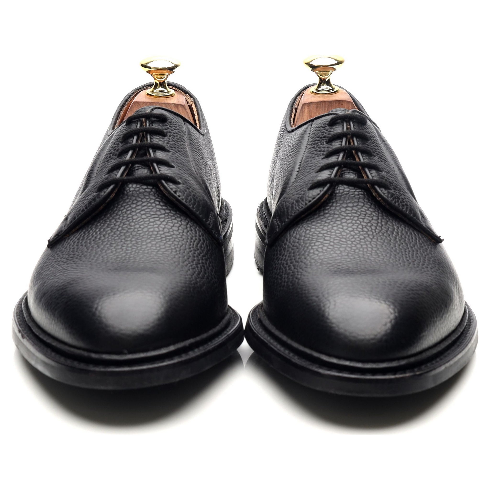 Tricker's Fenwick derby cuir noir grainé UK 7