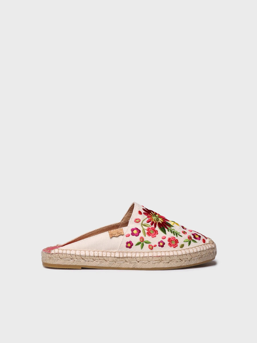 Toni Pons ROVIRA mules espadrilles toile brodée