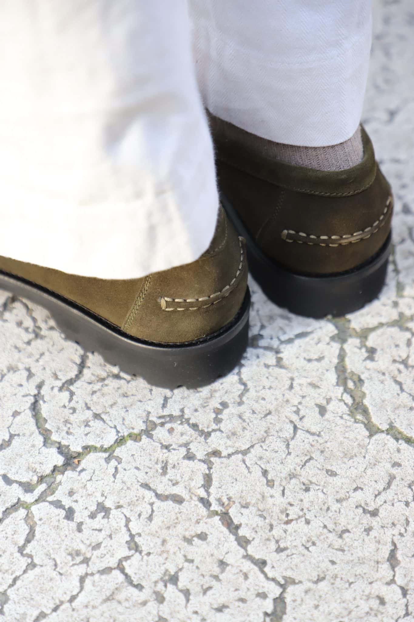 Malfroid Vauban Ultra Light Vibram mocassins daim kaki