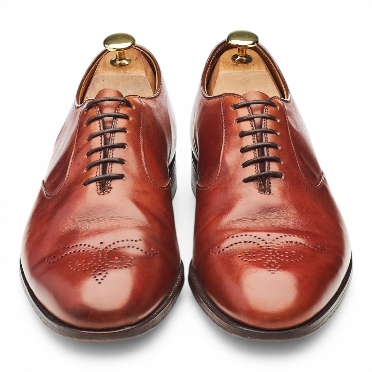 Tricker's Oxford cuir marron pointure UK 8,5