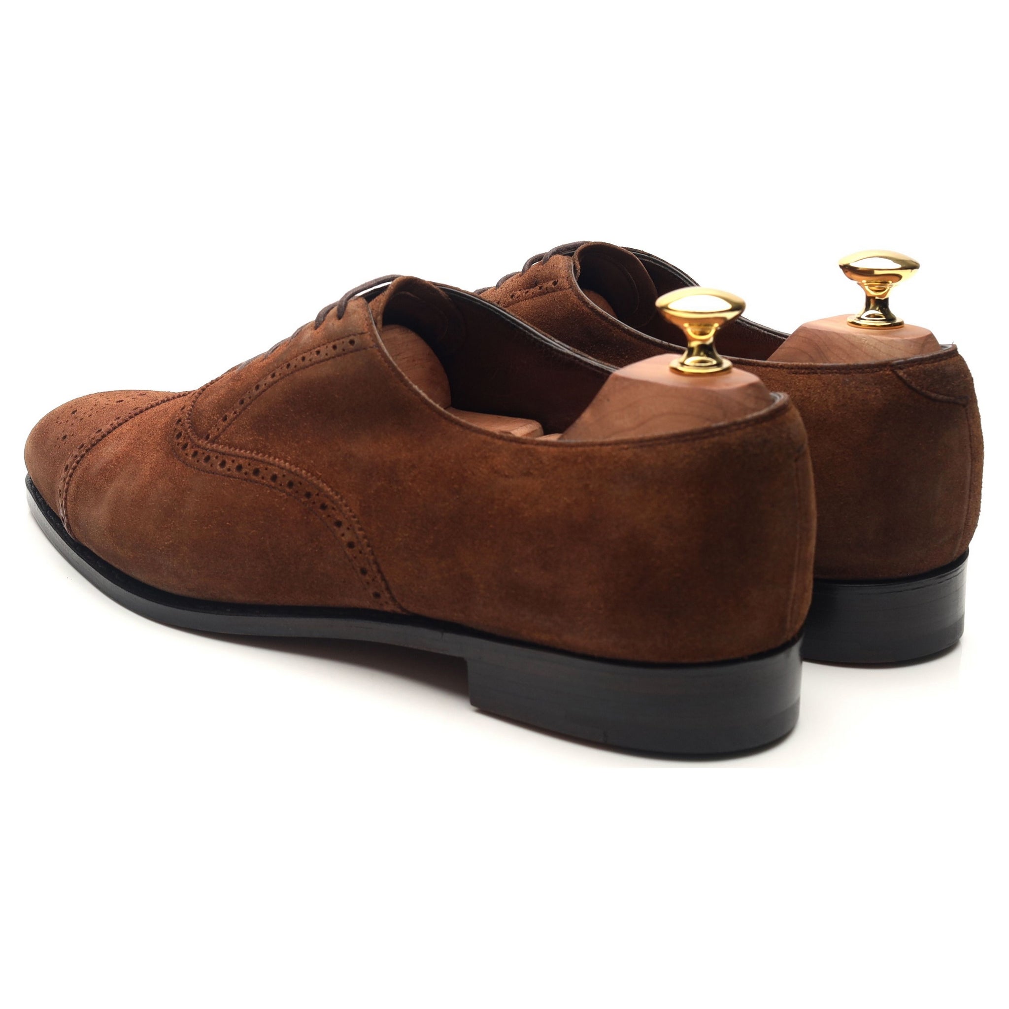 Edward Green Asquith oxford daim marron 9.5