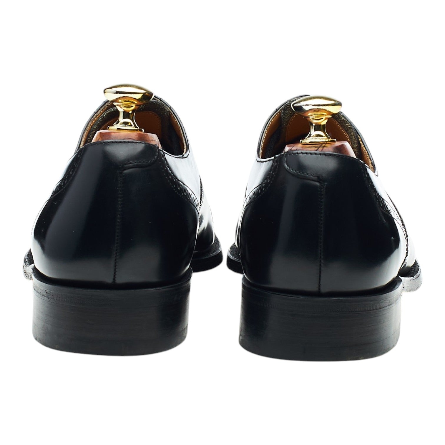 Barker Alfred richelieu brogue cuir noir 7.5 G