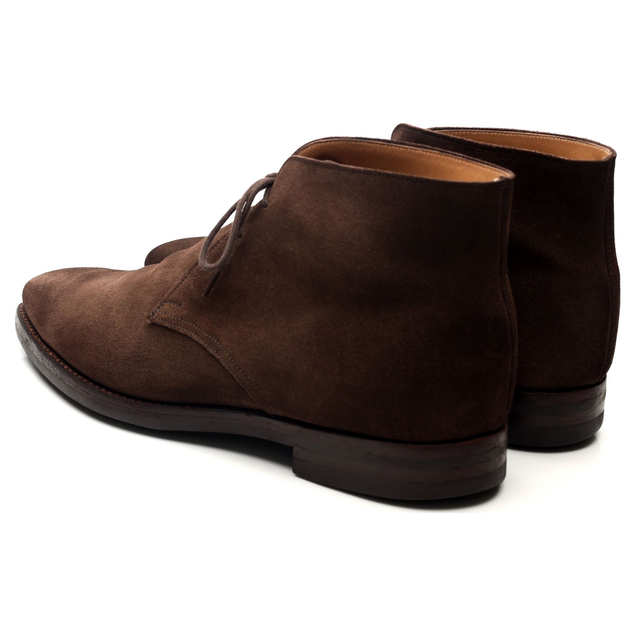 Crockett & Jones Tetbury bottines daim marron UK 10