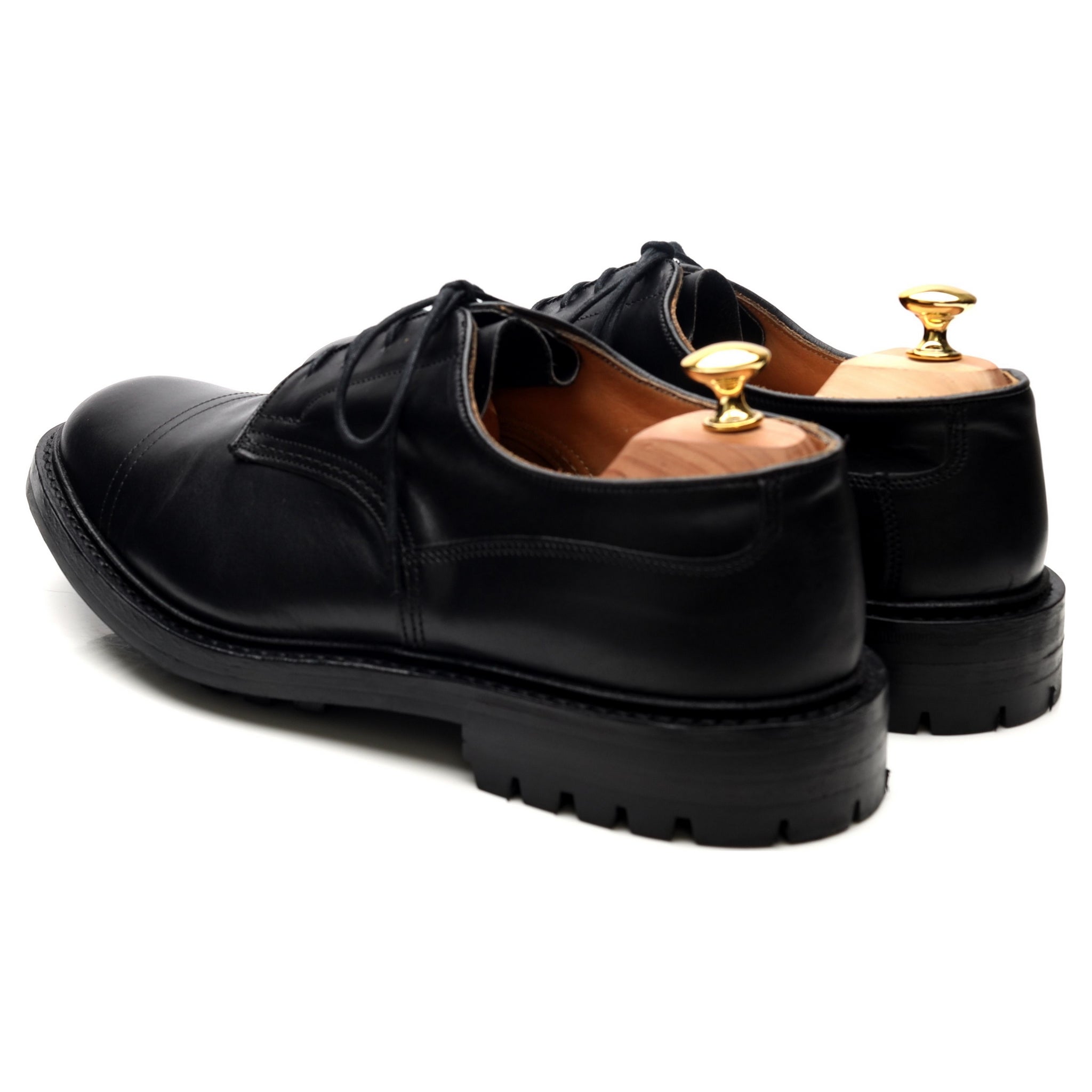 Tricker's Matlock derby cuir noir 10.5 semelle commando