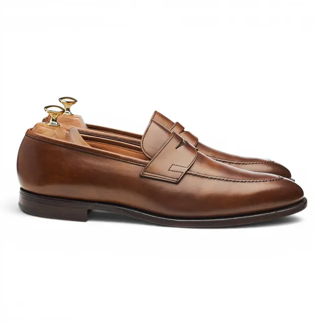 Crockett & Jones Sydney mocassins cuir marron UK 10