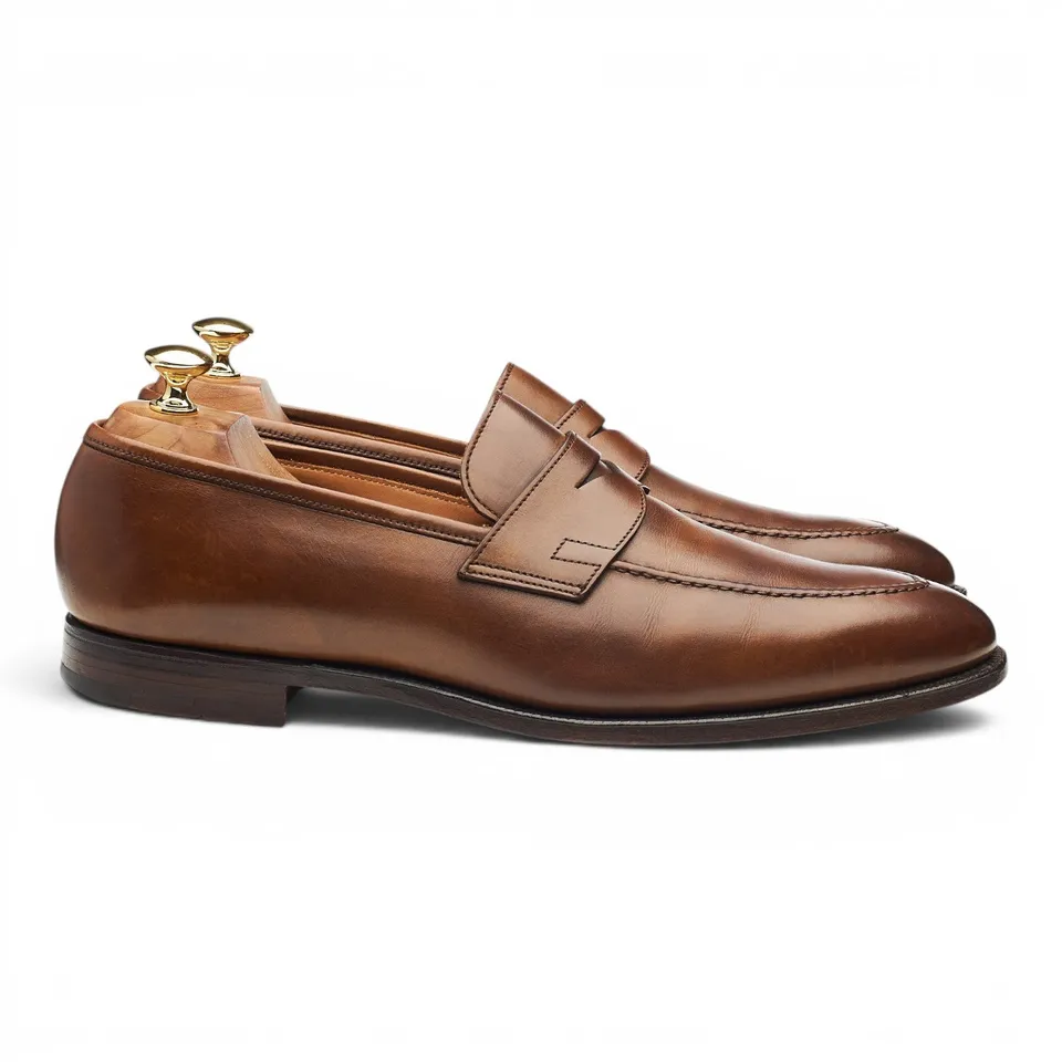Crockett & Jones Sydney mocassins cuir marron UK 10