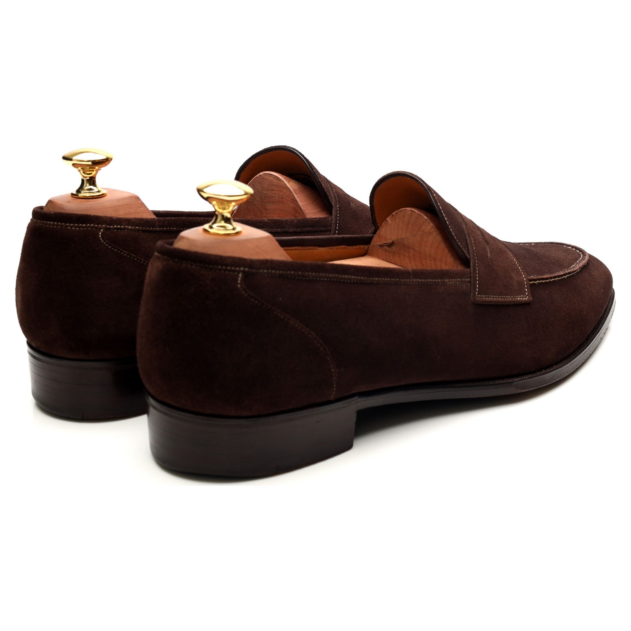 Gaziano & Girling Holkham mocassins daim marron UK 9,5