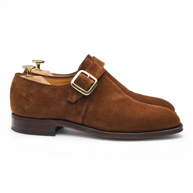 Alfred Sargent Bond monk daim marron UK 6,5