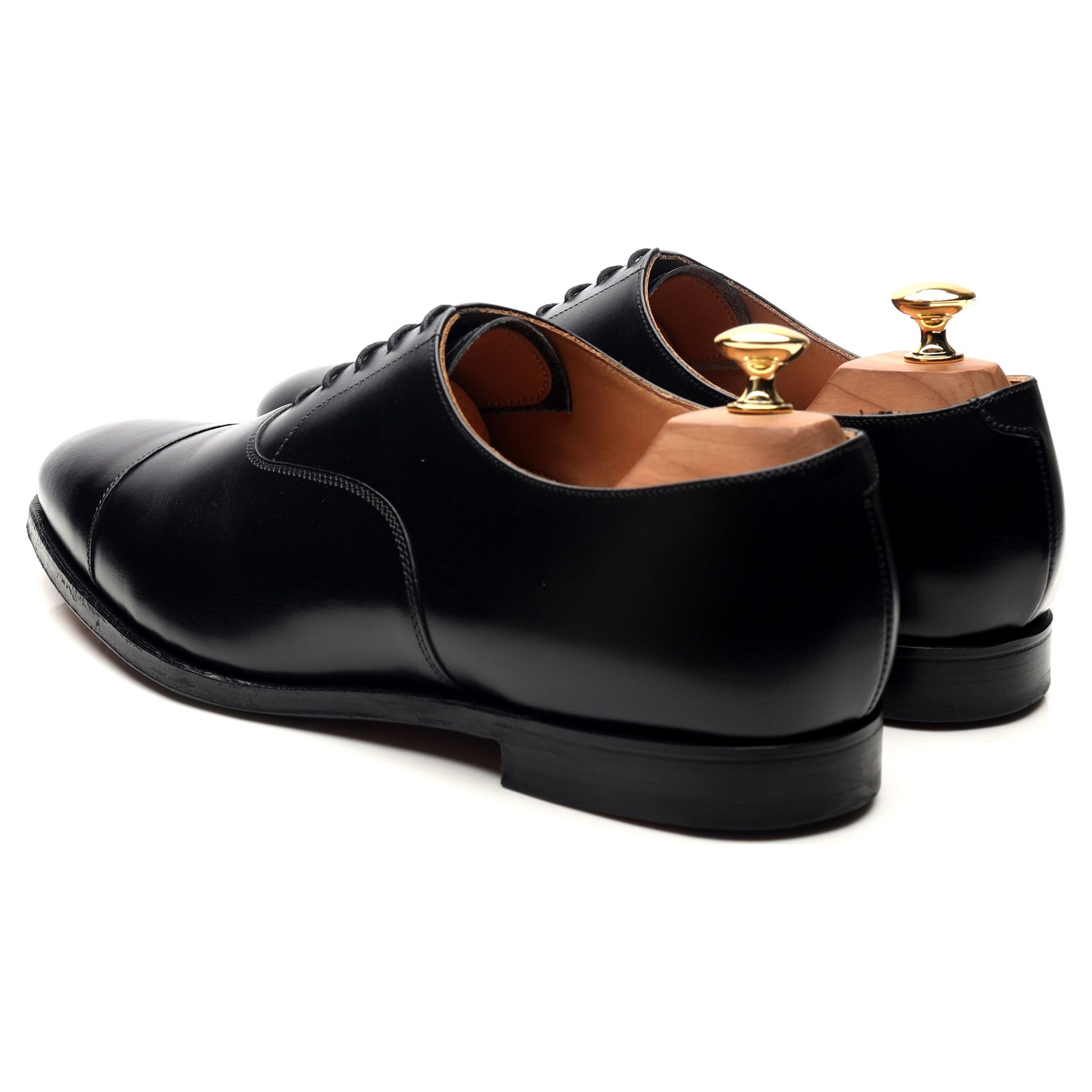 Crockett & Jones Connaught richelieu cuir noir UK 10