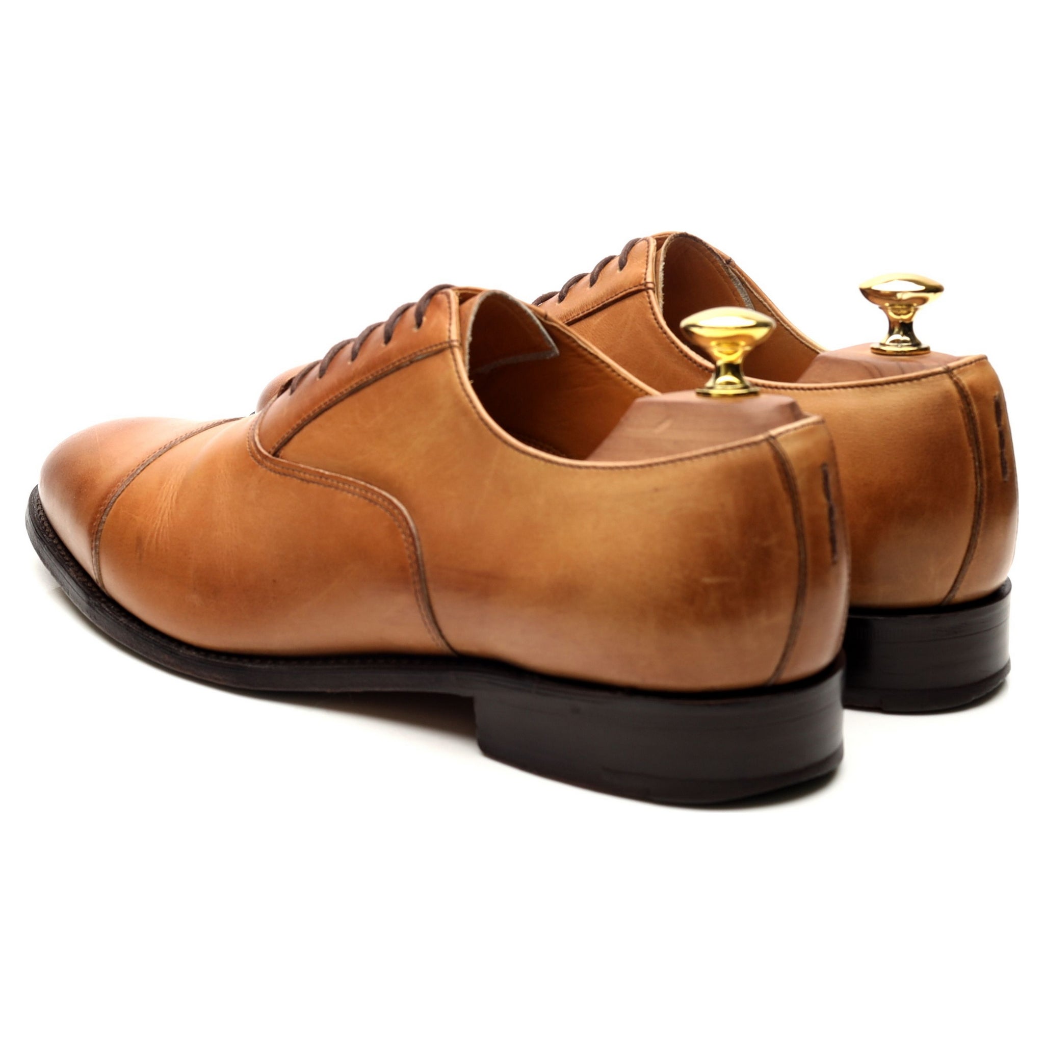 Barker oxford cuir marron tan pointure 8