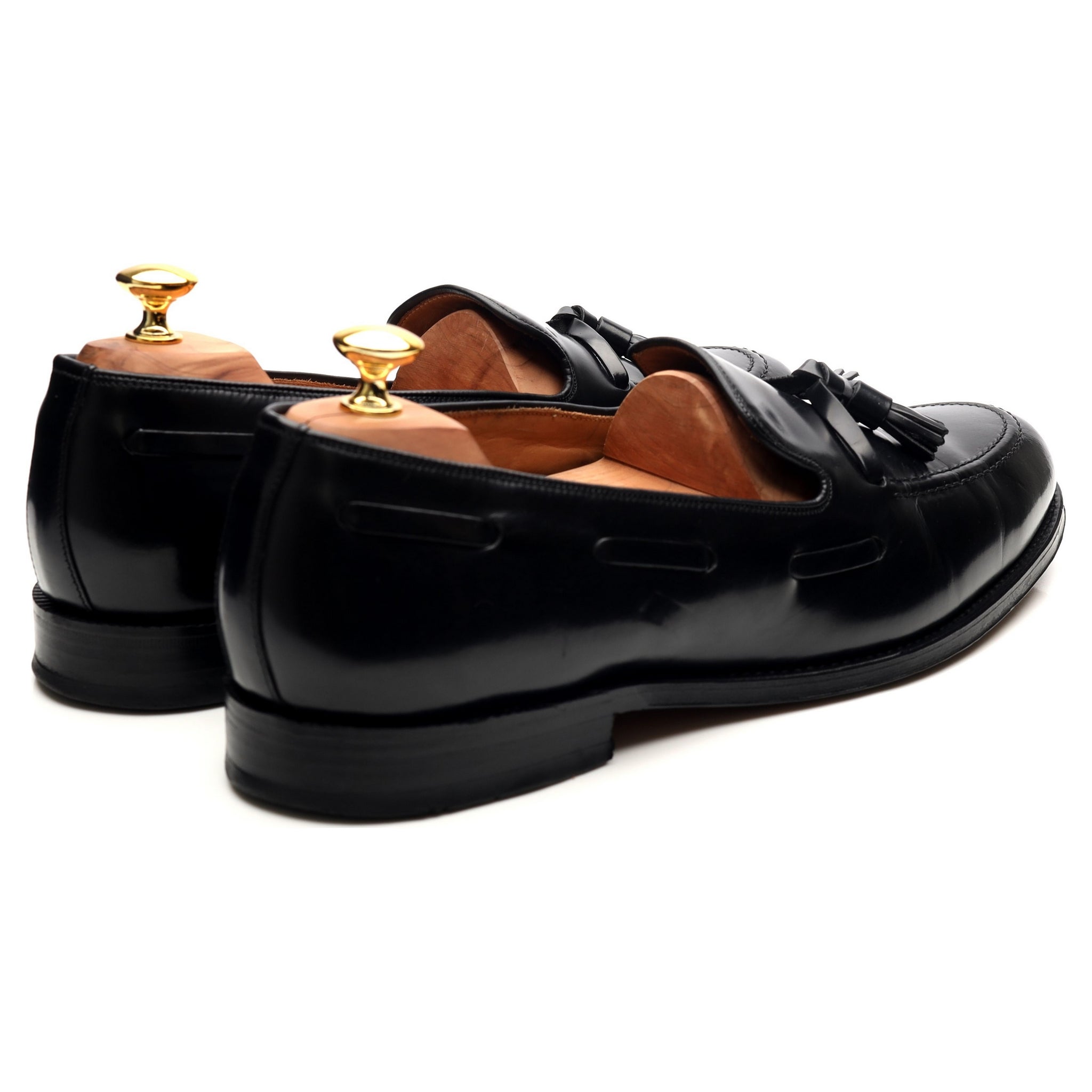 Loake Lincoln Mocassins cuir noir pointure 12 UK