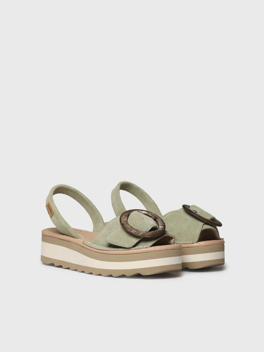 Toni Pons Saura sandale cuir plateforme boucle 4 cm