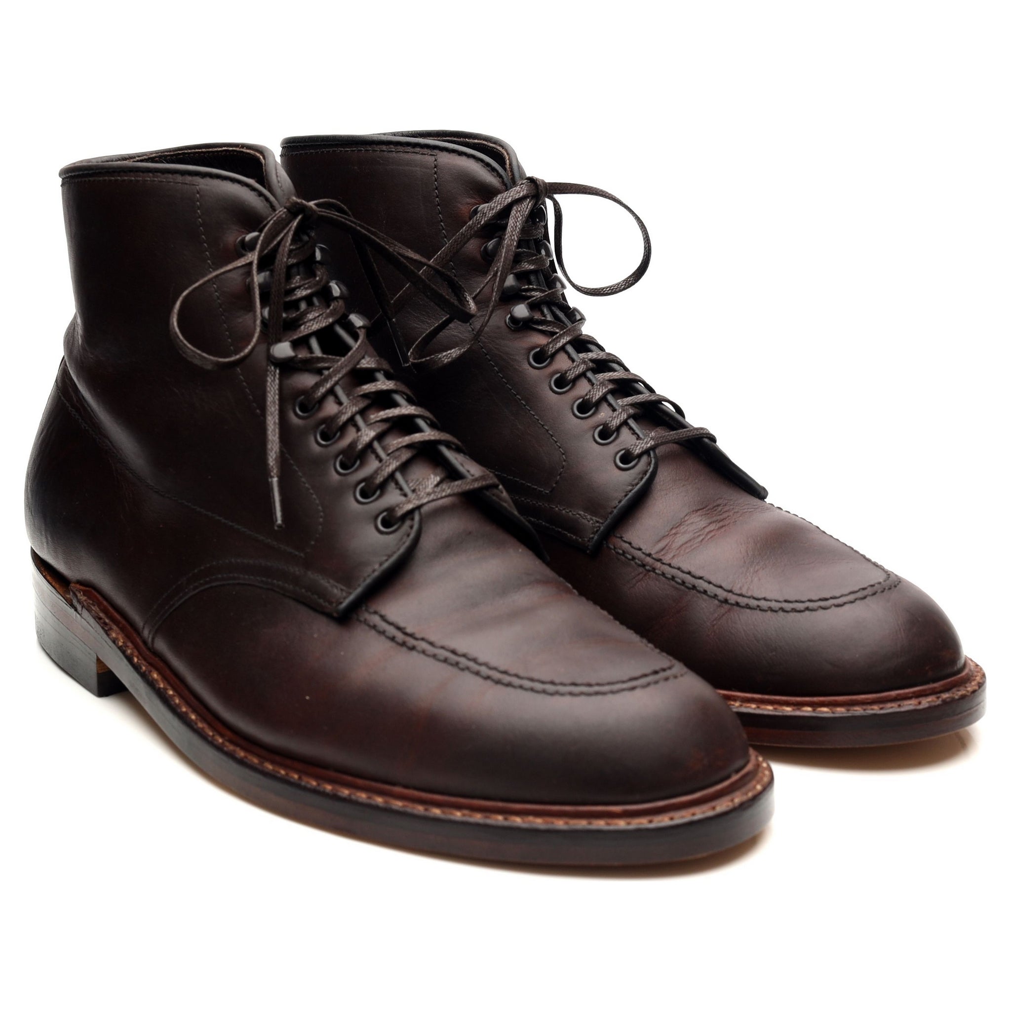 Alden Indy M5905H boots cuir marron foncé UK 8