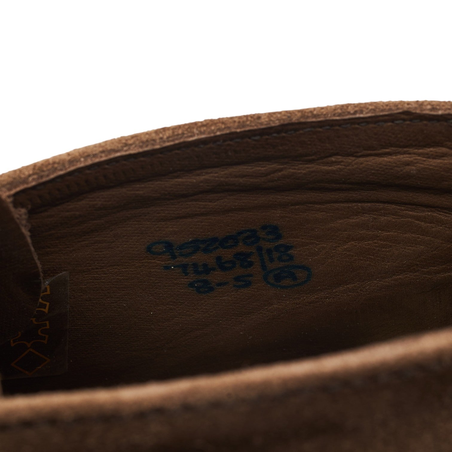 Tricker’s Winston bottines chukka daim marron UK 8