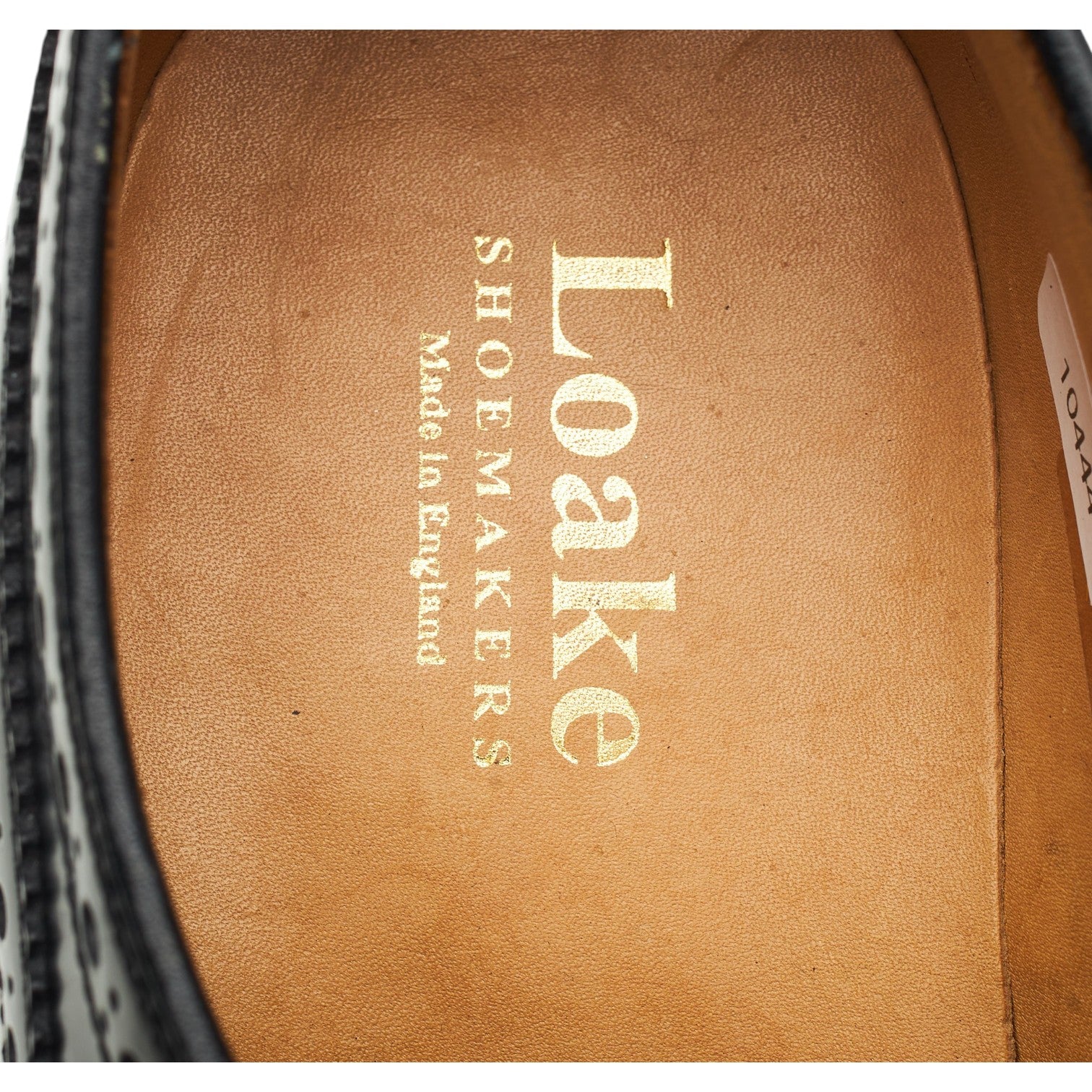 Loake Braemar derby brogue cuir noir 9 UK